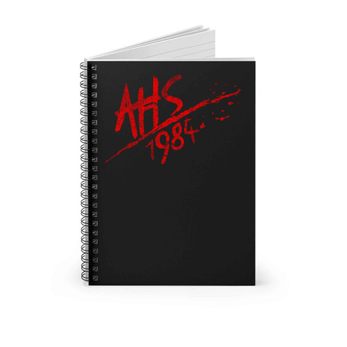 Ahs 1984 American Horror Story 1984 Grunge Logo Spiral Notebook