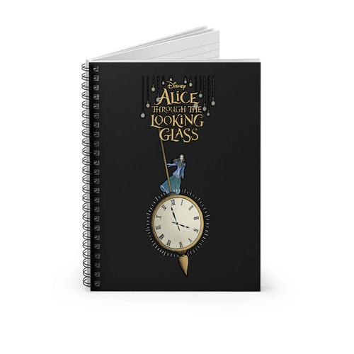Alice Through The Looking Glass Spiral Notebook
