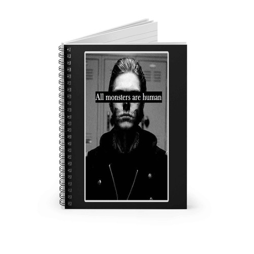 All Monsters Are Human American Horror Story Copy Spiral Notebook