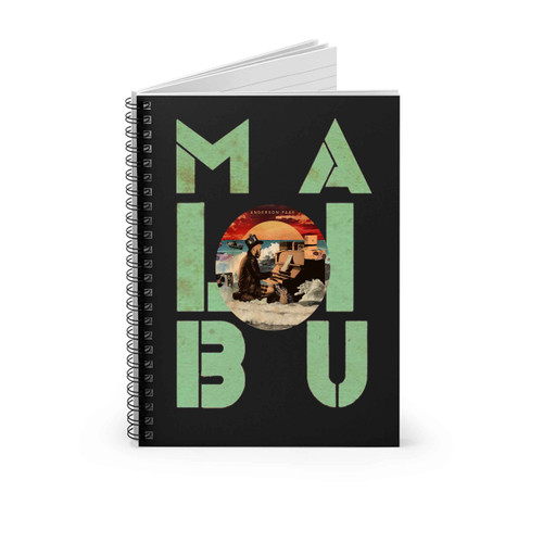 Anderson Paak Malibu Album Cover Title Spiral Notebook