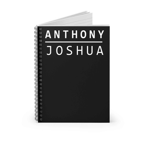 Anthony Joshua Aj Boxing World Champion Gym Training Spiral Notebook