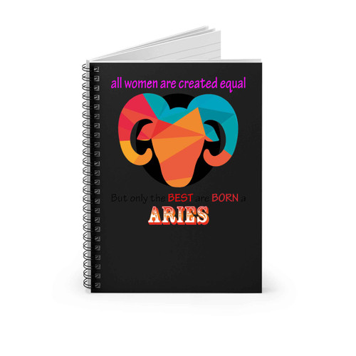 Aries Spiral Notebook