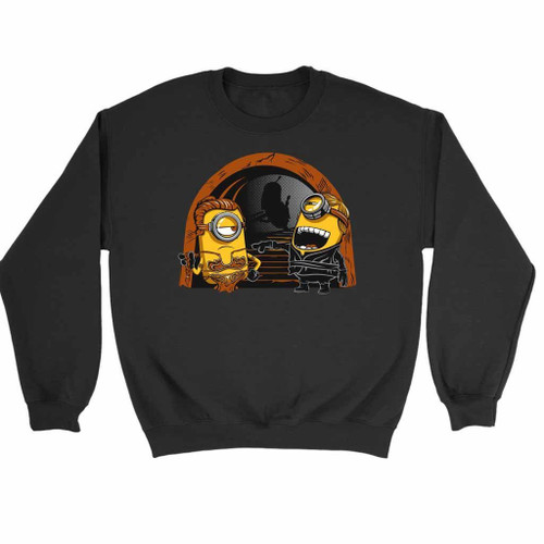 Princess Leia Slave And Luke Skywalker Minion Star Wars Sweatshirt