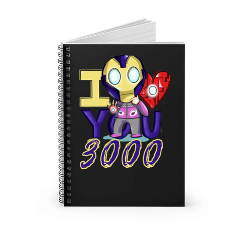 Avengers Endgame I Love You Three Thousand Graphic Spiral Notebook