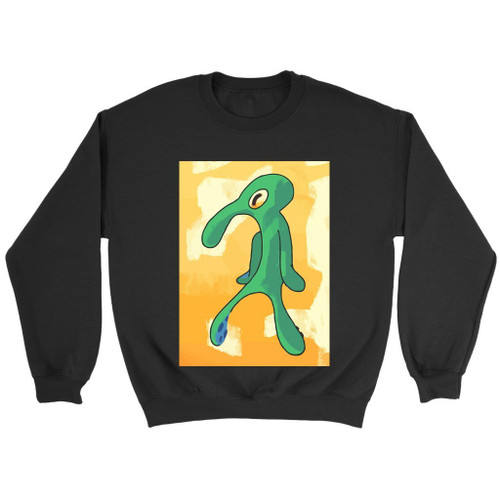 Artist Unknown Painting Replica Funny Squidward Sweatshirt