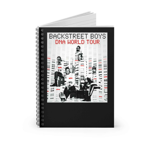 Backstreet Boys Dna Tour Concert Spiral Notebook