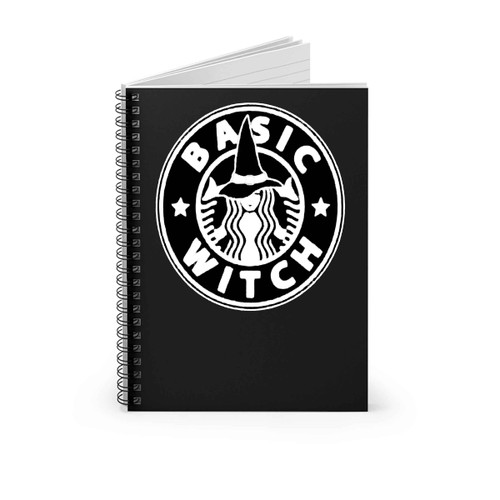 Basic Witch Halloween Pumpkin Spice Pumpkin Hocus Pocus Spiral Notebook