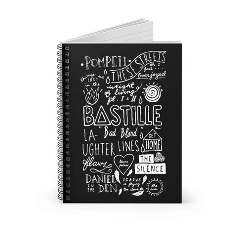 Bastille Pompei Spiral Notebook Bastille Pompei Spiral Notebook