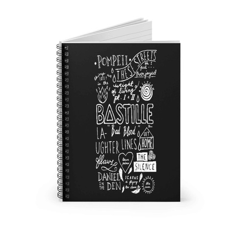 Bastille Pompei 2 1 Spiral Notebook Bastille Pompei 2 1 Spiral Notebook