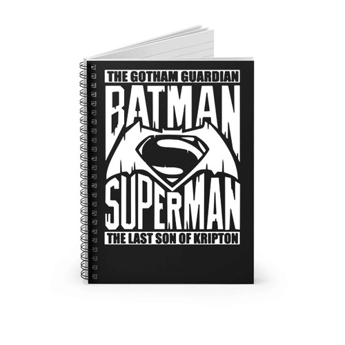 Batman Vs Superman Spiral Notebook