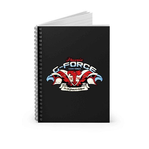 Battle Of The Planets Gatcha Phoenix Retro Spiral Notebook