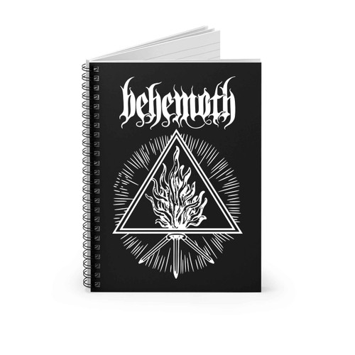 Behemoth Sigil Heavy Metal Festival Satanic Spiral Notebook