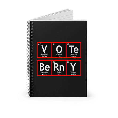 Bernie Sanders For President 2016 14 Spiral Notebook