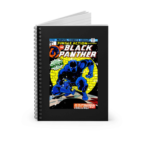 Black Panther Comic Poster Spiral Notebook