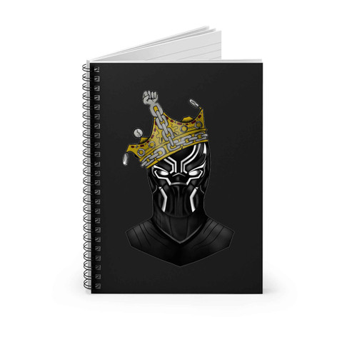 Black Panther King Spiral Notebook