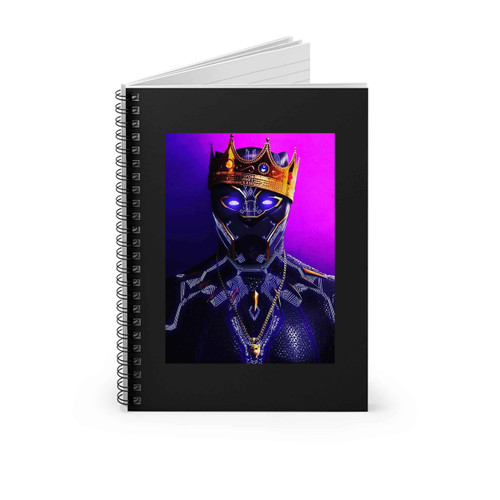 Black Panther The Crowned King Spiral Notebook