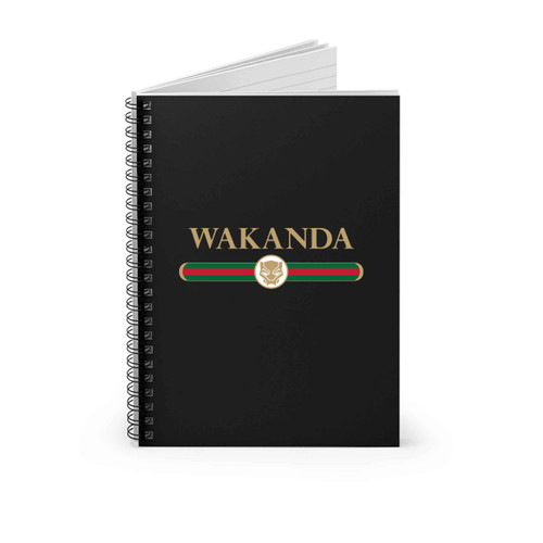 Black Panther Wakanda Logo Spiral Notebook