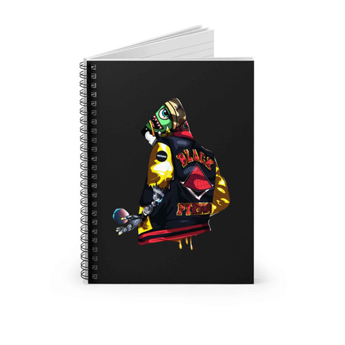 Black Pyramid Chris Brown Spiral Notebook