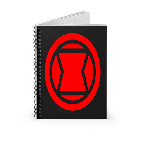 Blavk Widow Logo Spiral Notebook