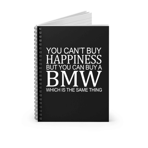 Bmw Funny Parody Spiral Notebook