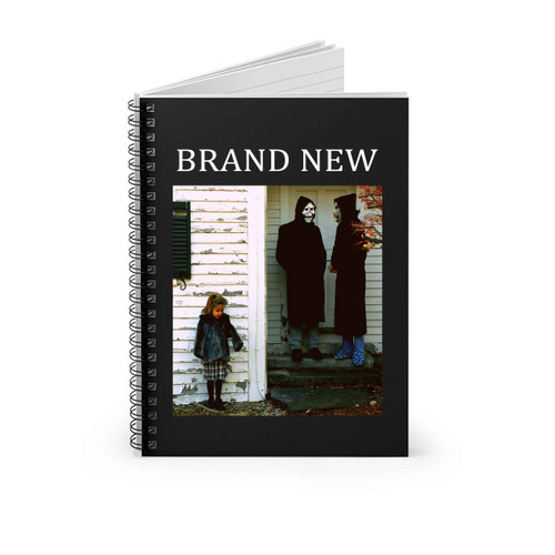 Brand New The Devil And God Are Raging Inside Me Spiral Notebook