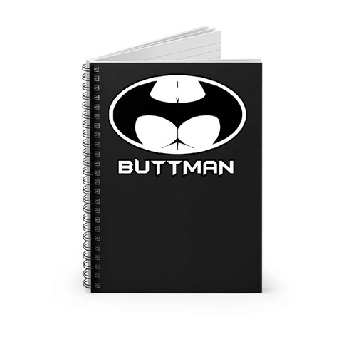 Buttman Rude Joke Novelty Bat Spiral Notebook