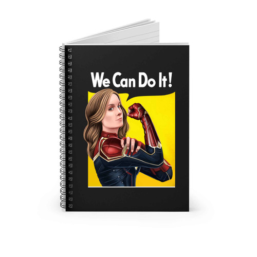 Captain Marvel The Riveter Spiral Notebook