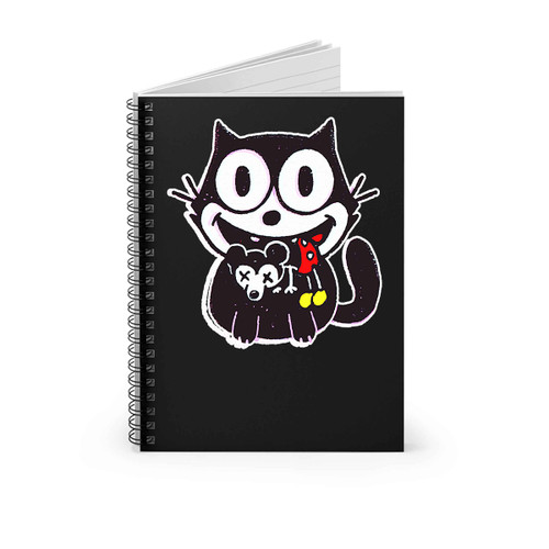 Cat Viva Felix Cat Spiral Notebook