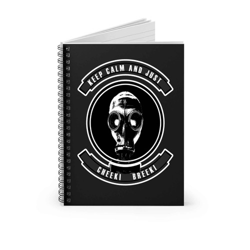 Chernobyl Slav Gas Mask Spiral Notebook