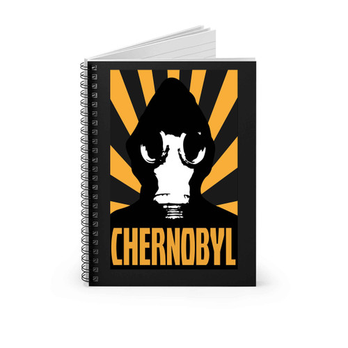 Chernobyl The Gas Mask Spiral Notebook