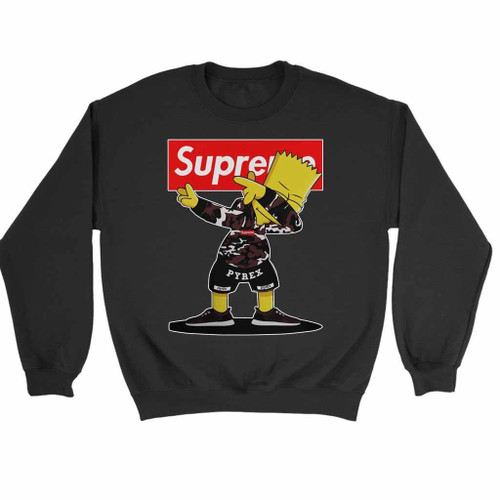Simpson Dabbing Dance Red Box Logo Sweatshirt