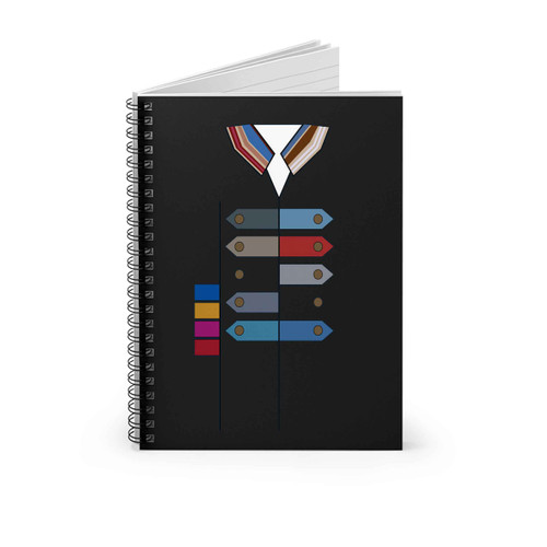 Coldplay Jacket Spiral Notebook