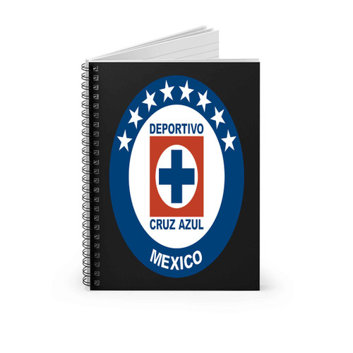 Cruz Azul De Mexico Futbol Soccer Spiral Notebook