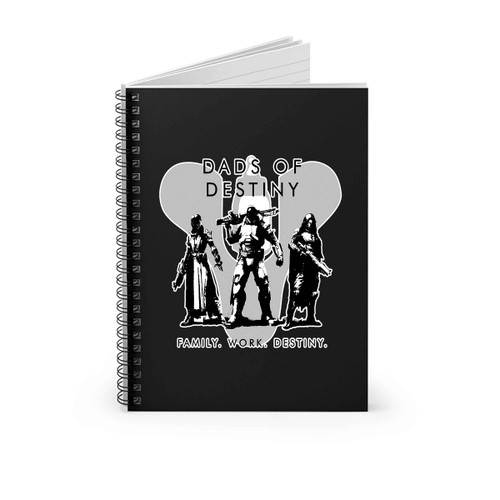 Dads Of Destiny Clan Fathers Day Spiral Notebook