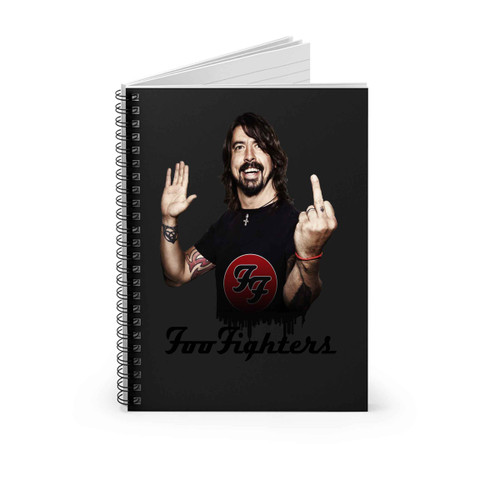 Dave Grohl Foo Fighters Spiral Notebook
