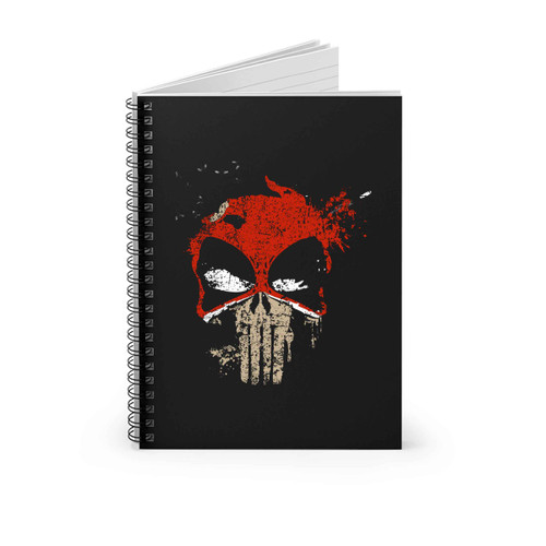 Deadpol Skull Spiral Notebook