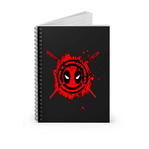 Deadpool Splash Spiral Notebook