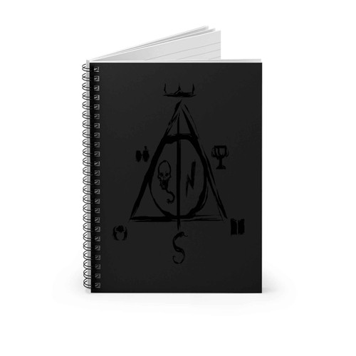 Deathly Hallows Seven Horcruxes Of Lord Lord Voldemort Am Spiral Notebook