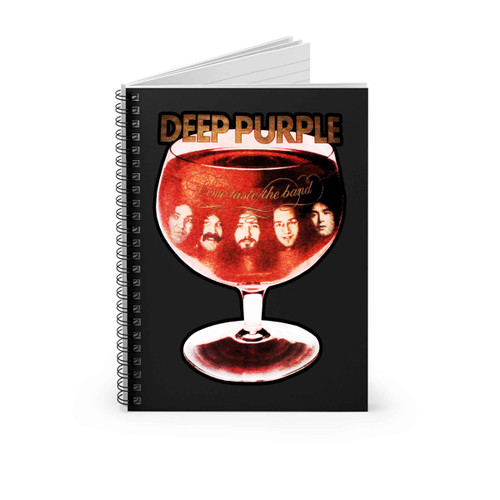 Deep Purple Come Taste The Band Coverdale Bolin Hard Rock Spiral Notebook