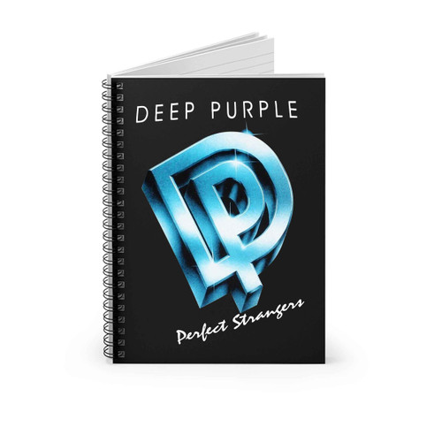 Deep Purple Perfect Strangers Hard Rock Rainbow Gillan Blackmore Spiral Notebook