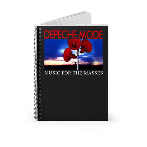 Depeche Mode Music For The Masses Spiral Notebook