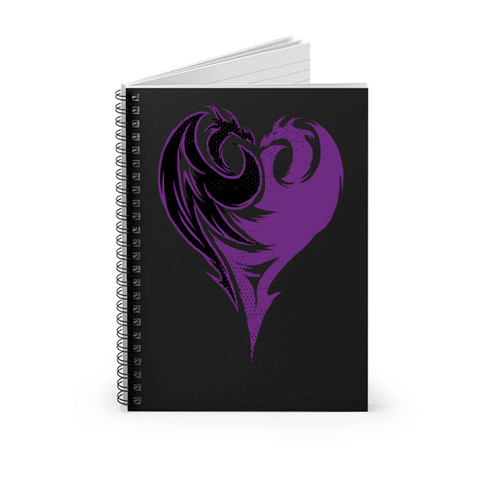 Descendants Evie Dragon Heart Logo Disney Spiral Notebook