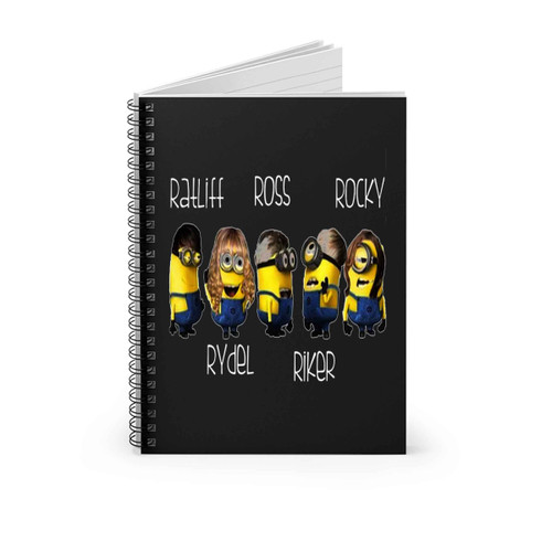 Despicable Me Minion R5 Louder Band Hnd2 Spiral Notebook