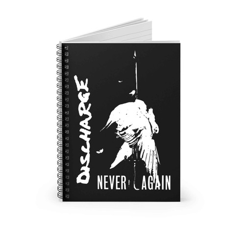 Discharge Never Again Big Spiral Notebook