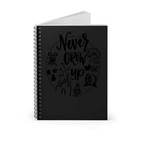Disney Never Grow Up Spiral Notebook