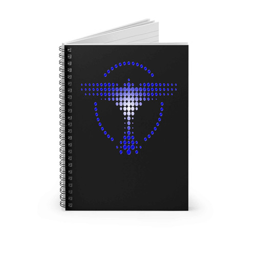 Dj Tiesto Logo Glow Spiral Notebook