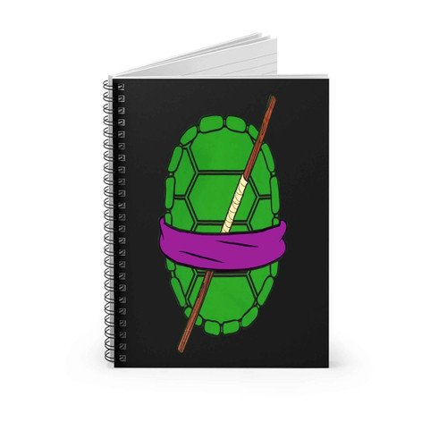 Donatello Back Costume Teenage Mutant Ninja Turtles Tmnt Purple Belt Spiral Notebook