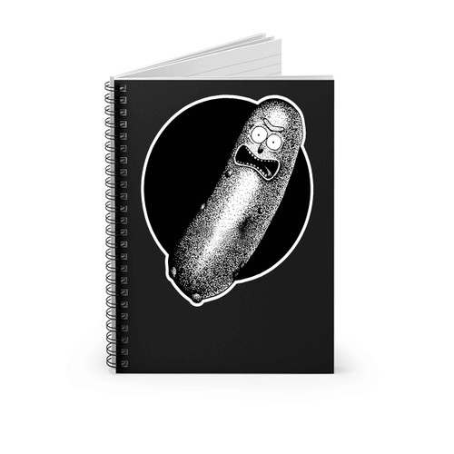 Dot Work Pickle Rick Spiral Notebook