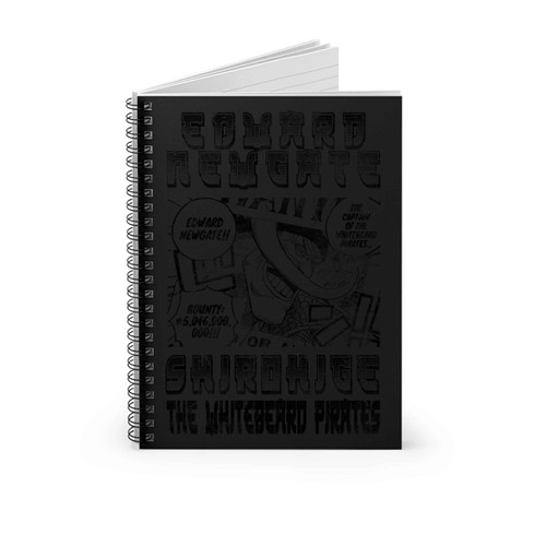 Edward Newgate Shirohige The Whitebeard Pirates T Spiral Notebook