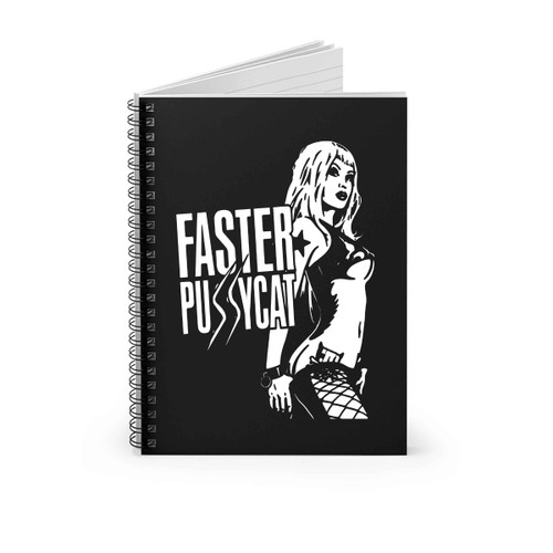 Faster Pussycat Vintage Spiral Notebook